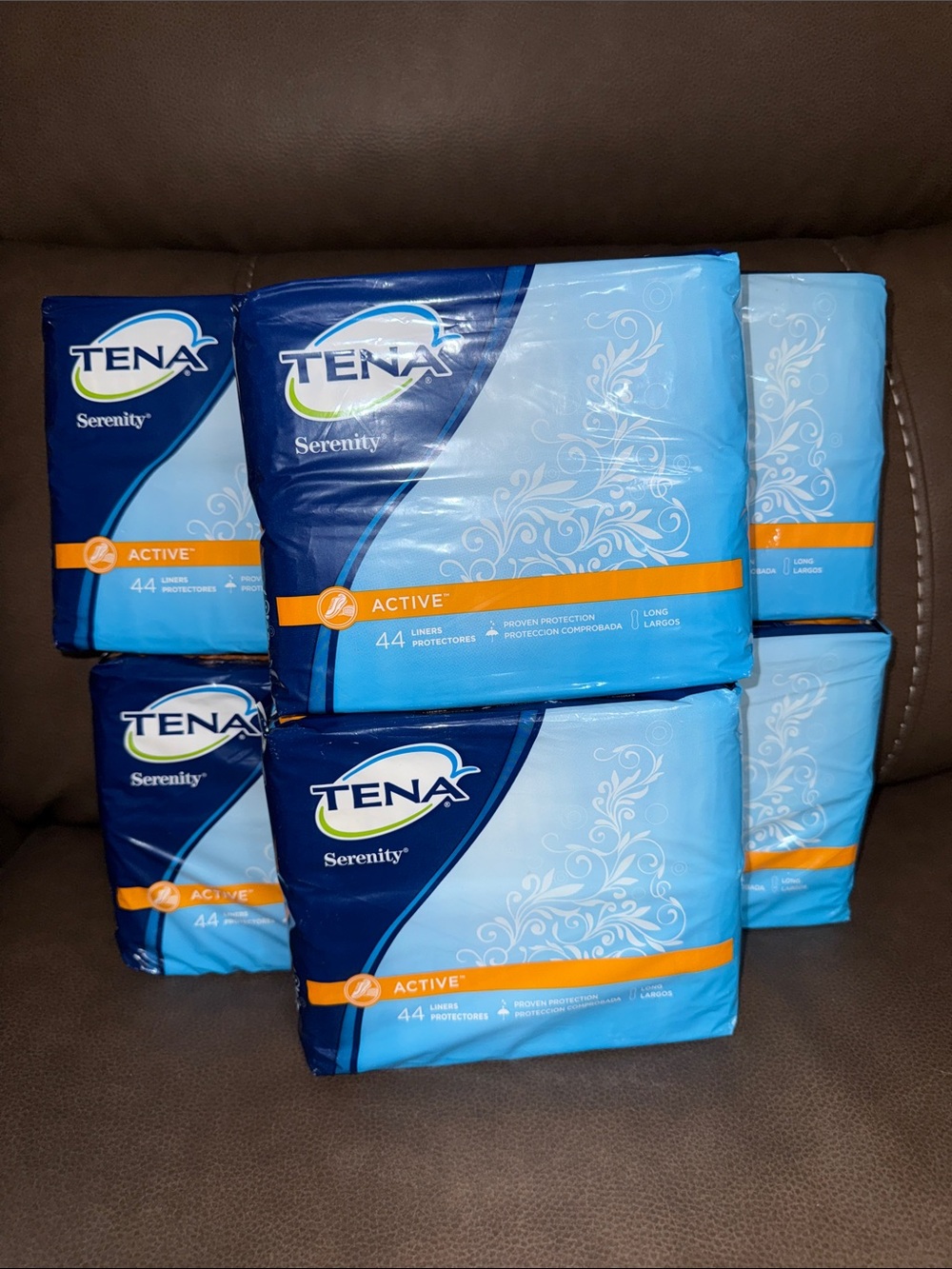 Lot of 6 Serenity Active Protective Liners - 44 Count